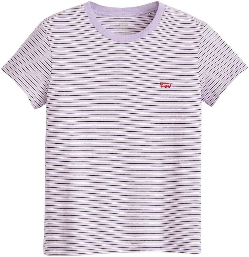 Levi's T-shirt The Perfect Tee met klein logoborduursel