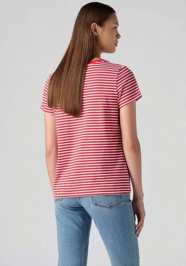 Levi's T-shirt The Perfect Tee met klein logoborduursel - Foto 4