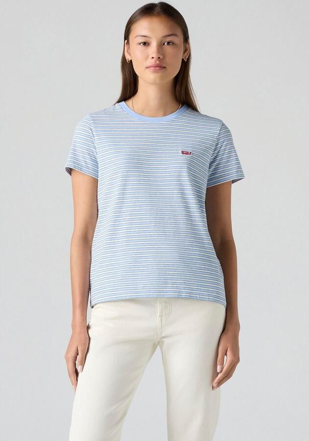 Levi's T-shirt The Perfect Tee met klein logoborduursel