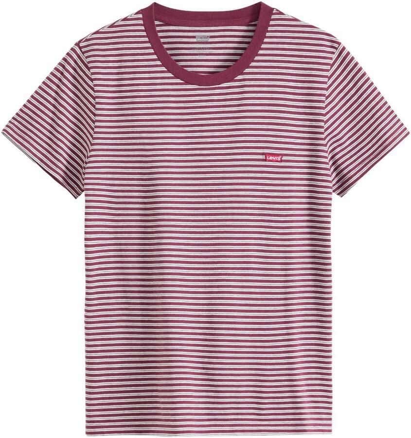 Levi's T-shirt The Perfect Tee met klein logoborduursel