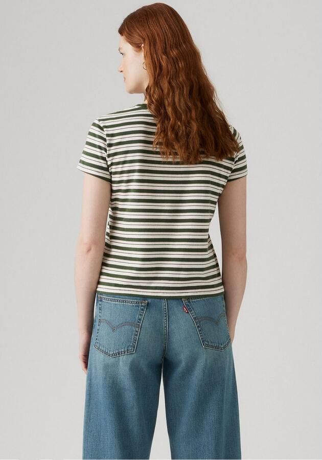 Levi's T-shirt The Perfect Tee met klein logoborduursel - Foto 5