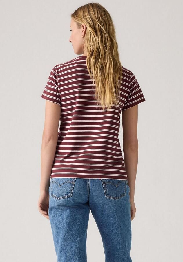 Levi's T-shirt The Perfect Tee met klein logoborduursel - Foto 5