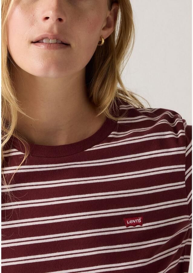 Levi's T-shirt The Perfect Tee met klein logoborduursel - Foto 2