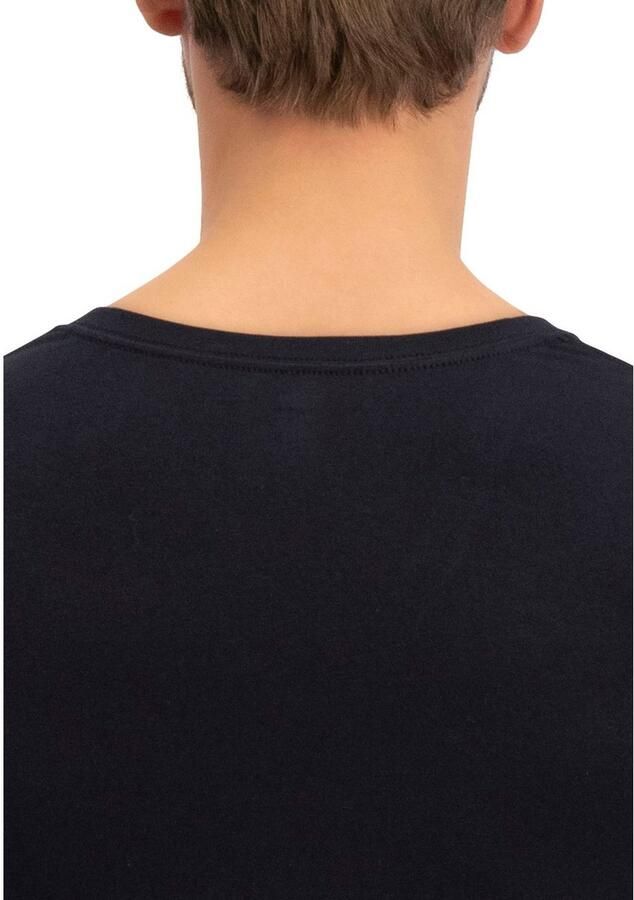 Levi's T-shirt V-hals korte mouw katoenmix elastisch (Set van 2) - Foto 5