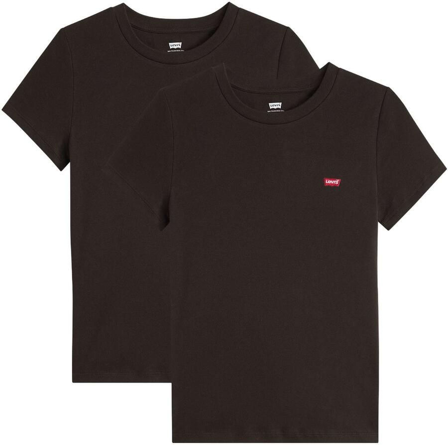 Levi's T-shirt VNECK TEE 2 PACK (set 2-delig) - Foto 5