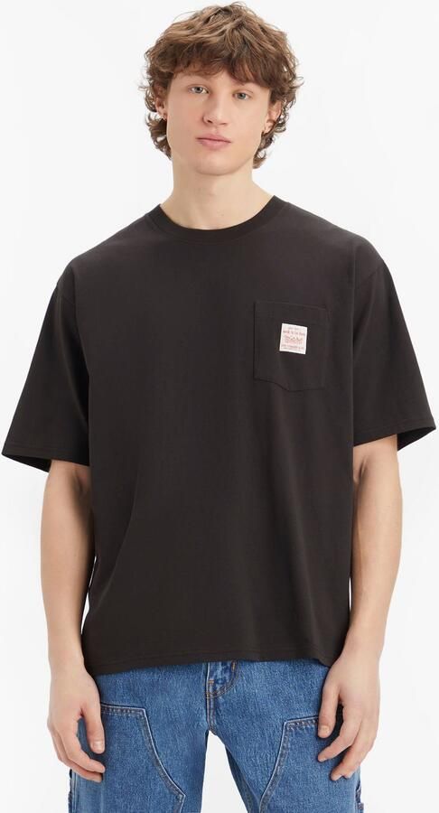 Levi's Oversized T-shirt met borstzak model 'WORKWEAR' - Foto 3
