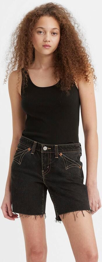 Levi's Classic fit tanktop in riblook model 'CAVIAR' - Foto 7