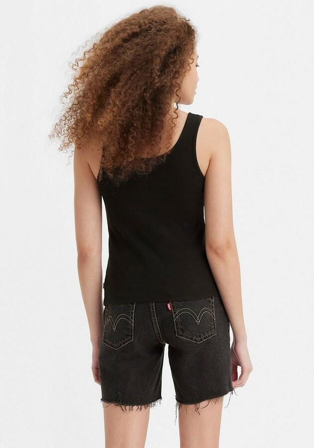 Levi's Classic fit tanktop in riblook model 'CAVIAR' - Foto 2