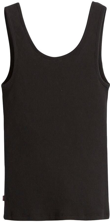 Levi's Classic fit tanktop in riblook model 'CAVIAR' - Foto 6