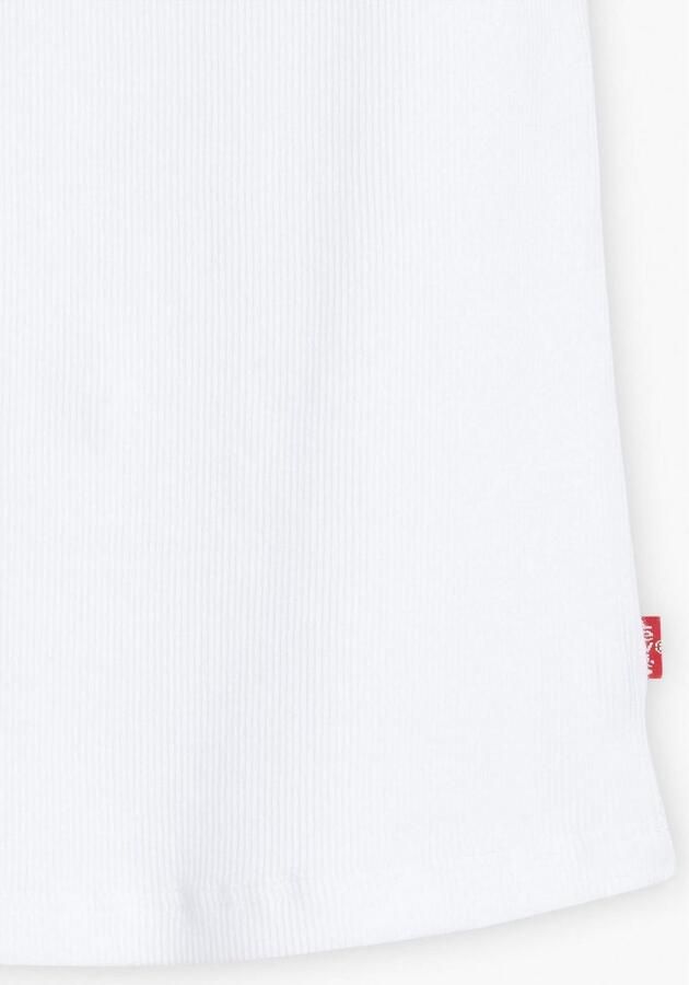 Levi's Geribbelde Ronde Hals Tanktop White Dames - Foto 4