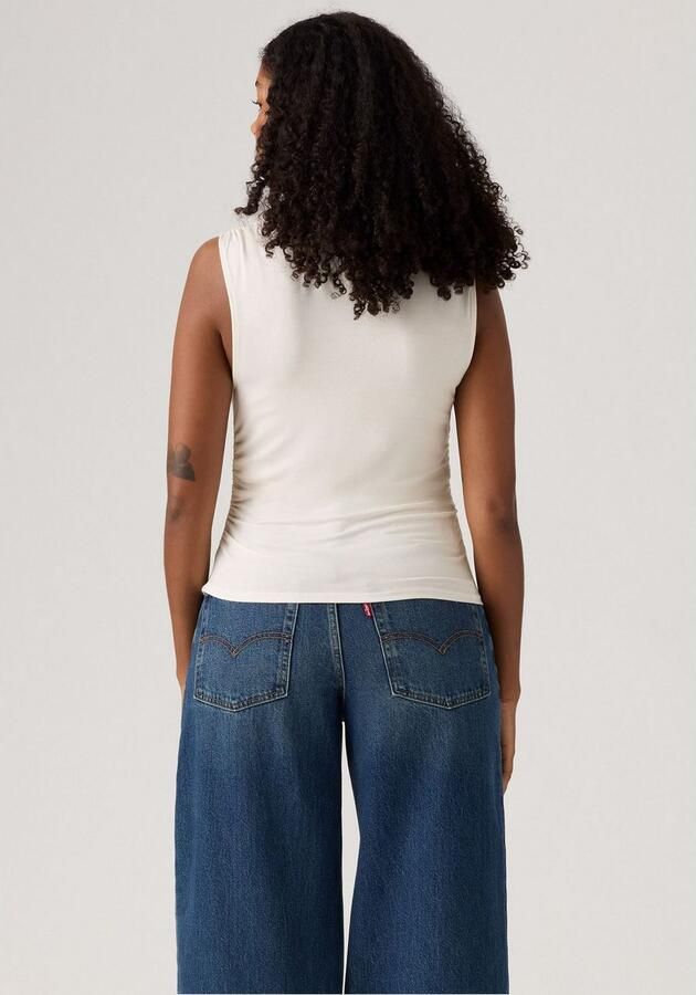 Levi's Tanktop CRYSTAL RUCHED TO met aanrimpeling opzij - Foto 3