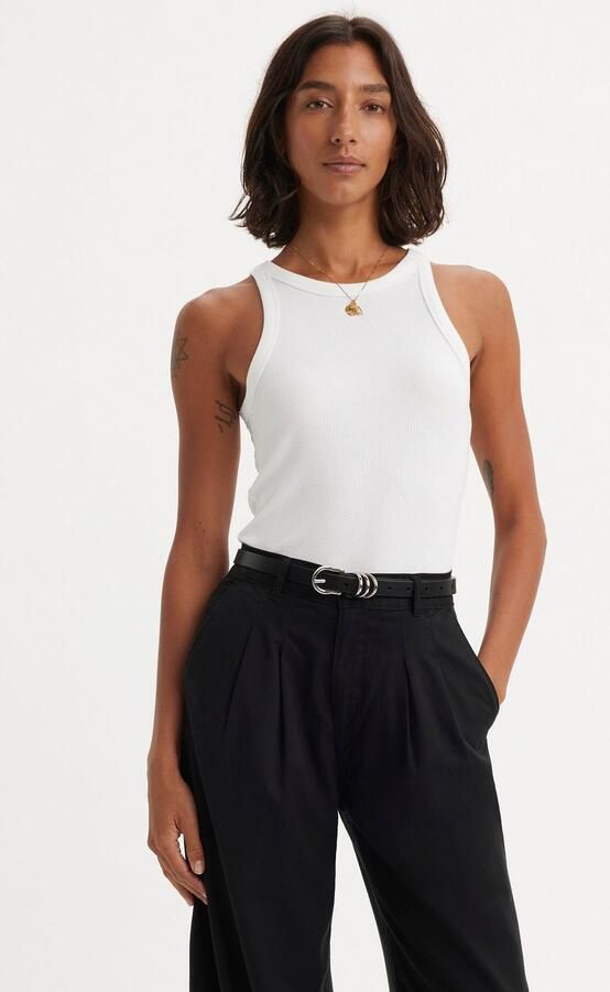 Levi's Tanktop in riblook met ronde hals - Foto 4
