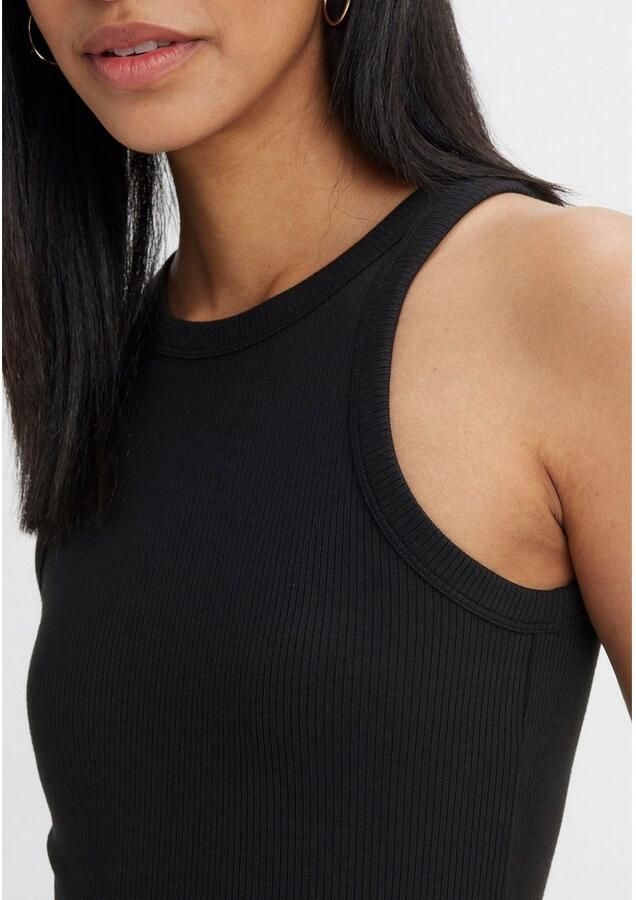 Levi's Tanktop met fijnrib model 'DREAMY TANK CAVIAR'