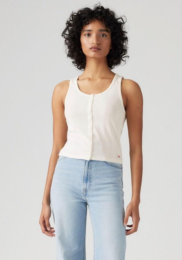 Levi's Tanktop met knoopsluiting model 'DRY GOODS' - Foto 6