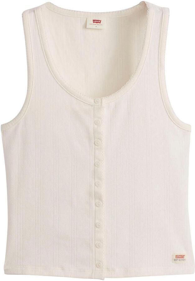 Levi's Tanktop met knoopsluiting model 'DRY GOODS' - Foto 5