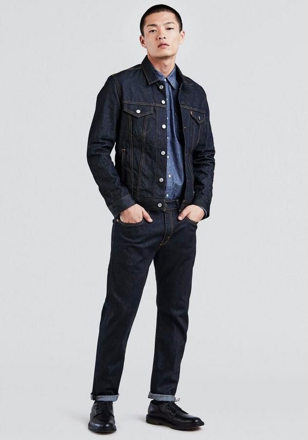 Levi's Blauwe Heren Jeans Regular Fit Herfst Winter Blauw Heren - Foto 16