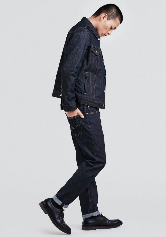 Levi's Blauwe Heren Jeans Regular Fit Herfst Winter Blauw Heren - Foto 18