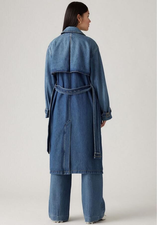 Levi's Jeanstrenchcoat met tailleriem model 'SPADE'