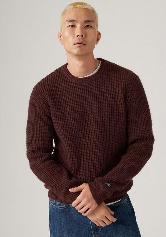 Levi's Gebreide pullover met ribboorden - Foto 5