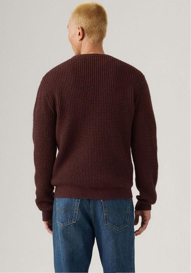 Levi's Gebreide pullover met ribboorden - Foto 4