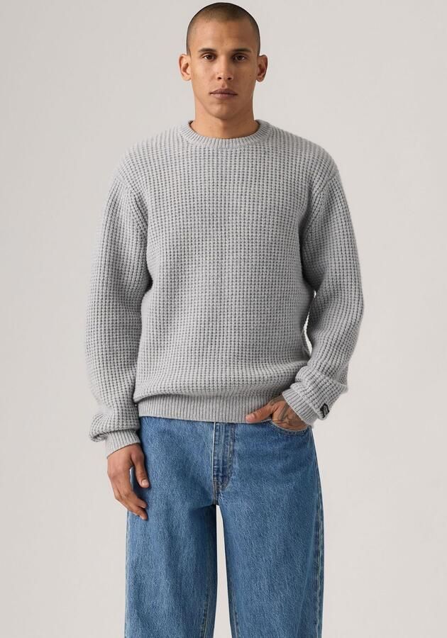 Levi's Gebreide pullover van wolmix met ronde hals - Foto 6