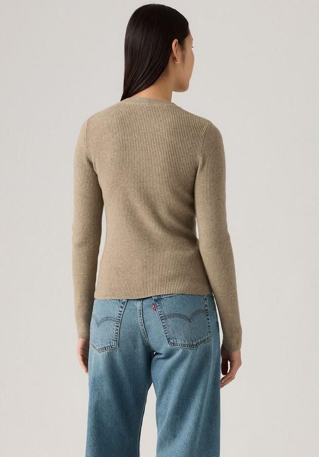 Levi's Trui met ronde hals RIB CREW SWEATER Geribbeld breipatroon - Foto 5
