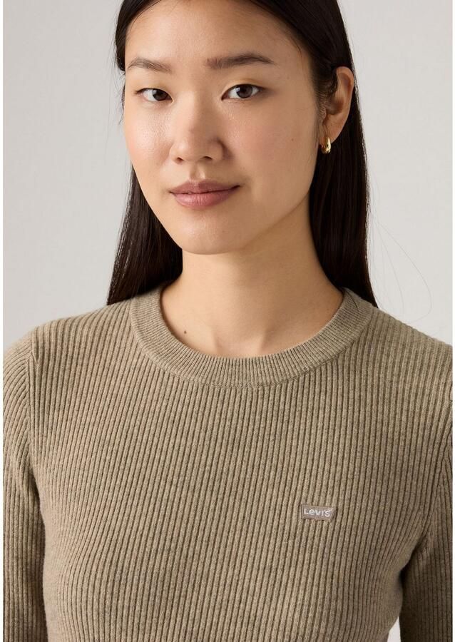 Levi's Trui met ronde hals RIB CREW SWEATER Geribbeld breipatroon - Foto 2