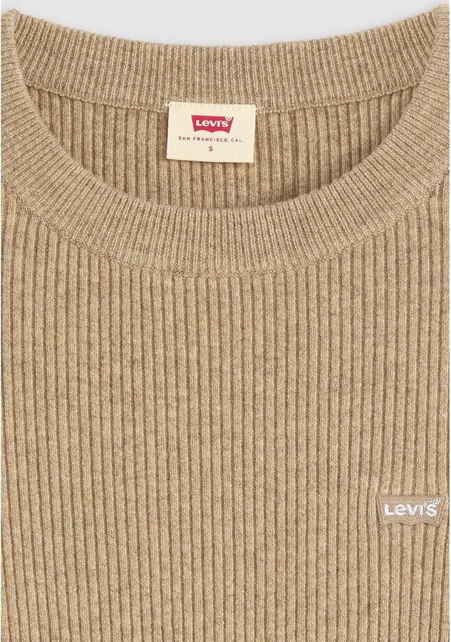 Levi's Trui met ronde hals RIB CREW SWEATER Geribbeld breipatroon - Foto 3