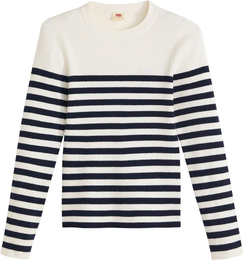 Levi's Trui met ronde hals RIB CREW SWEATER Geribbeld breipatroon - Foto 2