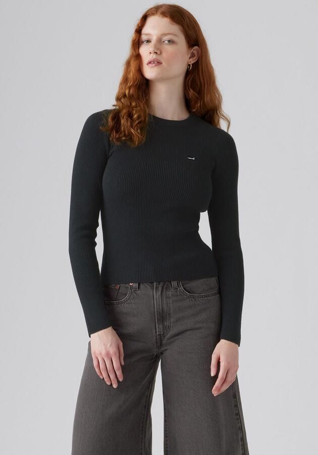 Levi's Trui met ronde hals RIB CREW SWEATER Geribbeld breipatroon - Foto 6