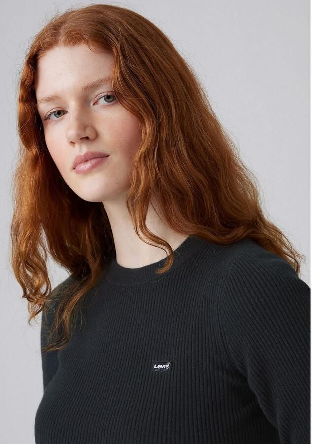 Levi's Trui met ronde hals RIB CREW SWEATER Geribbeld breipatroon - Foto 3