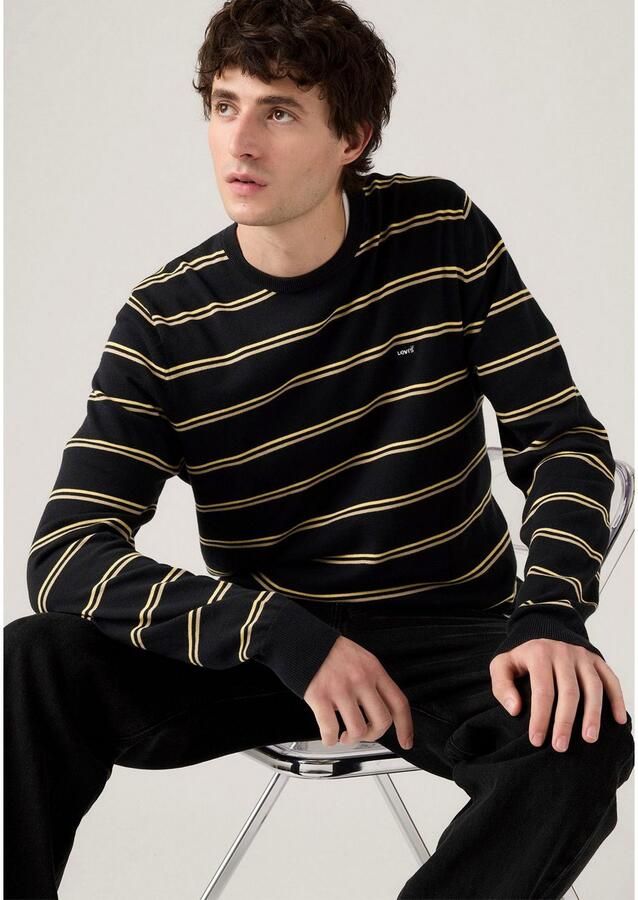 Levi's Trui met ronde hals Vormvaste fijnbreisel dankzij elastaan - Foto 3