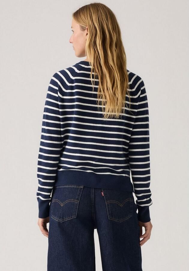 Levi's Trui met V-hals TARA SUPER SOFT V in de band aan beide zijden met korte split - Foto 5