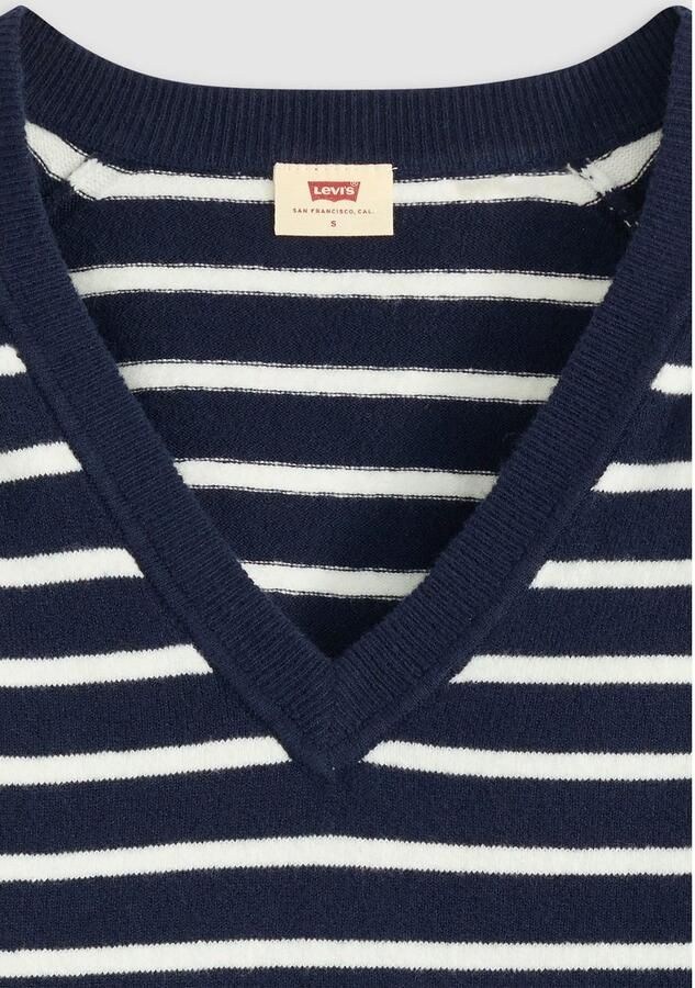 Levi's Trui met V-hals TARA SUPER SOFT V in de band aan beide zijden met korte split - Foto 3
