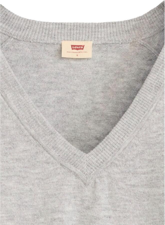 Levi's Trui met V-hals TARA SUPER SOFT V in de band aan beide zijden met korte split - Foto 2