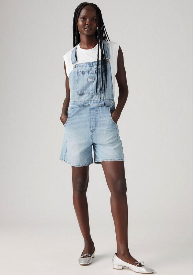 Levi's Tuinbroek UTILITY SHORTALL Zomerbroek in five-pocket style