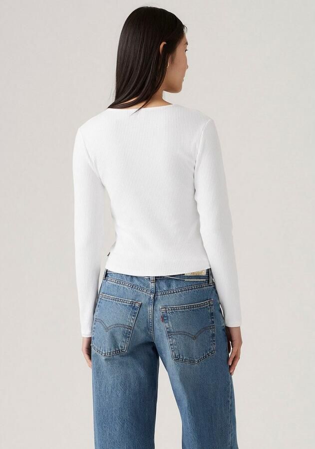 Levi's Shirt met lange mouwen in riblook met knoopsluiting - Foto 2