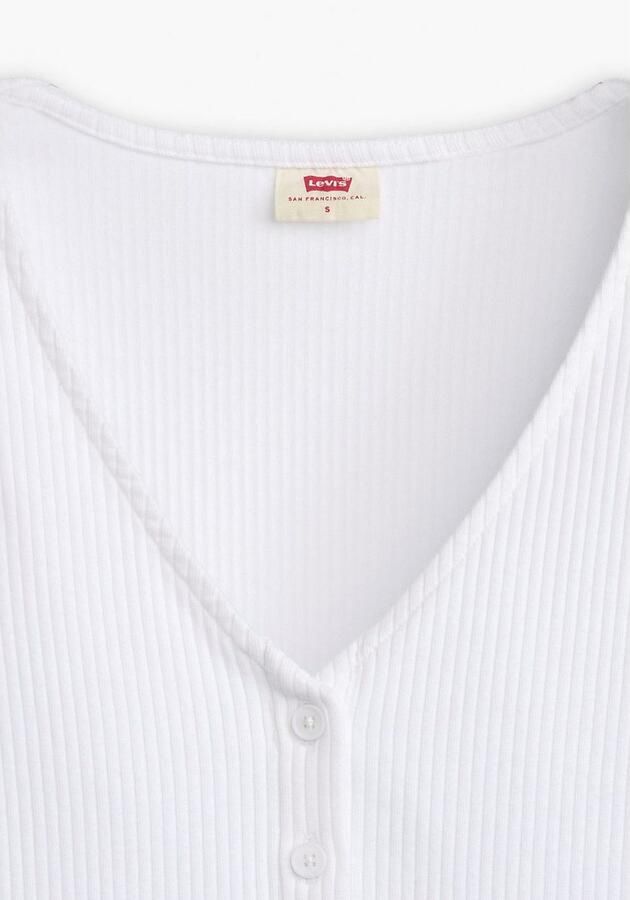 Levi's Shirt met lange mouwen in riblook met knoopsluiting - Foto 3