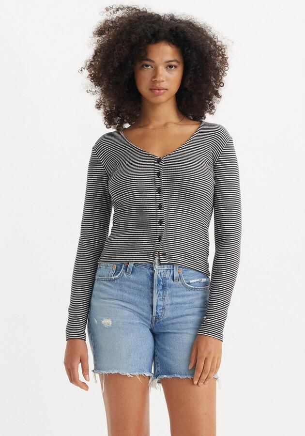 Levi's Vest met knoopsluiting en in structuur-look - Foto 4