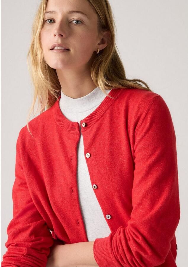 Levi's Gebreid jack met ronde hals model 'TARA' - Foto 3