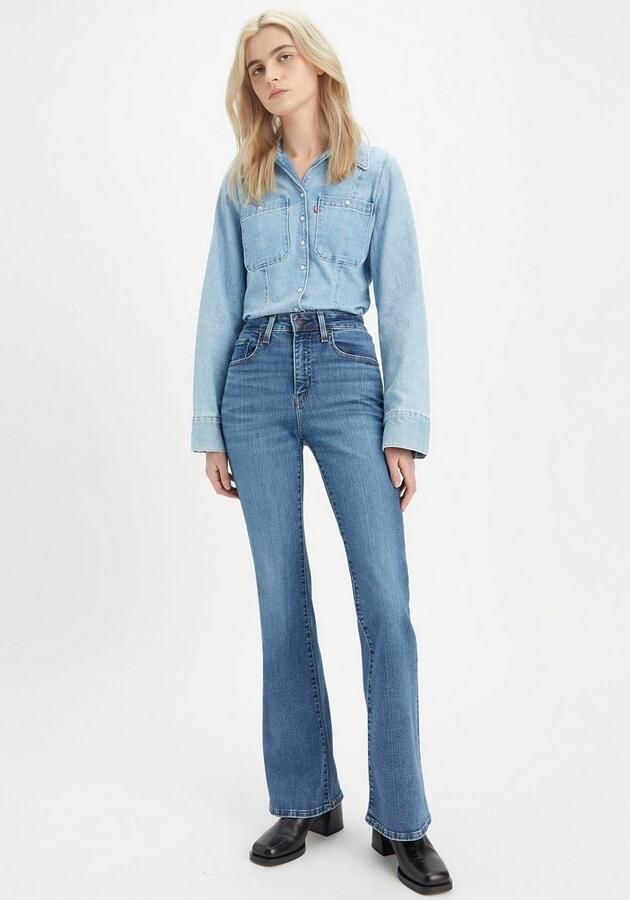 Levi's Jeans Levis A3410 0026 726 HR FLARE-BLUE WAVE MID - Foto 5