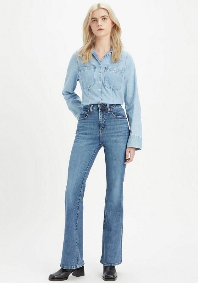 Levi's Jeans Levis A3410 0026 726 HR FLARE-BLUE WAVE MID - Foto 8