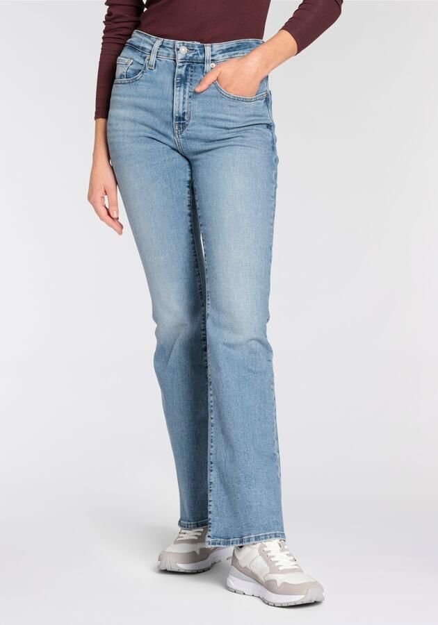 Levi's High-waisted Slim Fit Bootcut Jeans Blue Dames - Foto 11