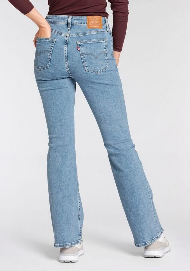 Levi's High-waisted Slim Fit Bootcut Jeans Blue Dames - Foto 6
