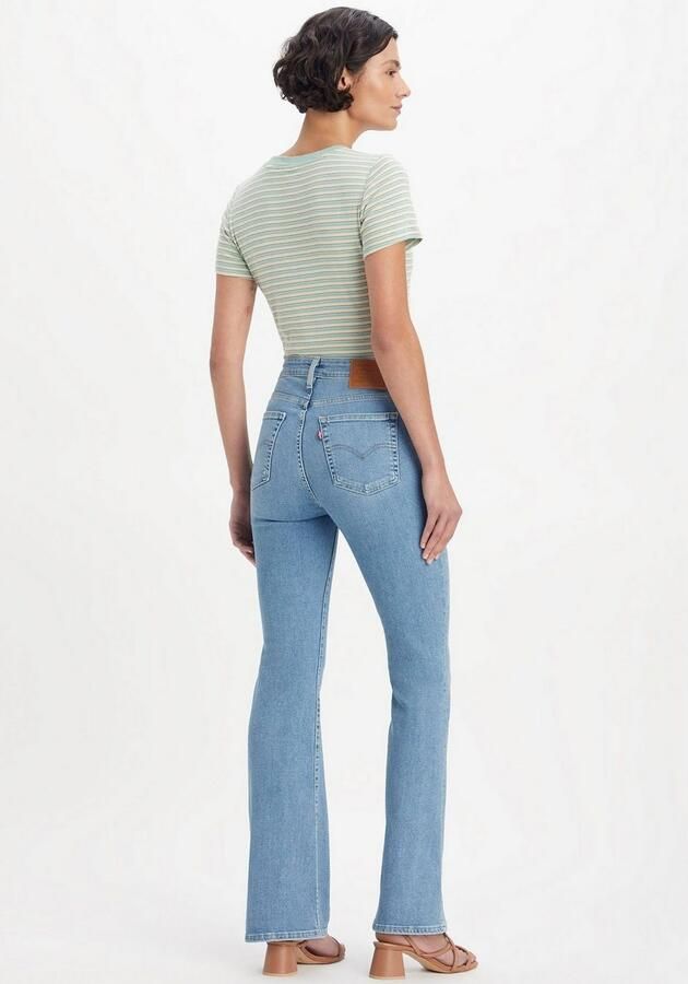 Levi's High-waisted Slim Fit Bootcut Jeans Blue Dames - Foto 7