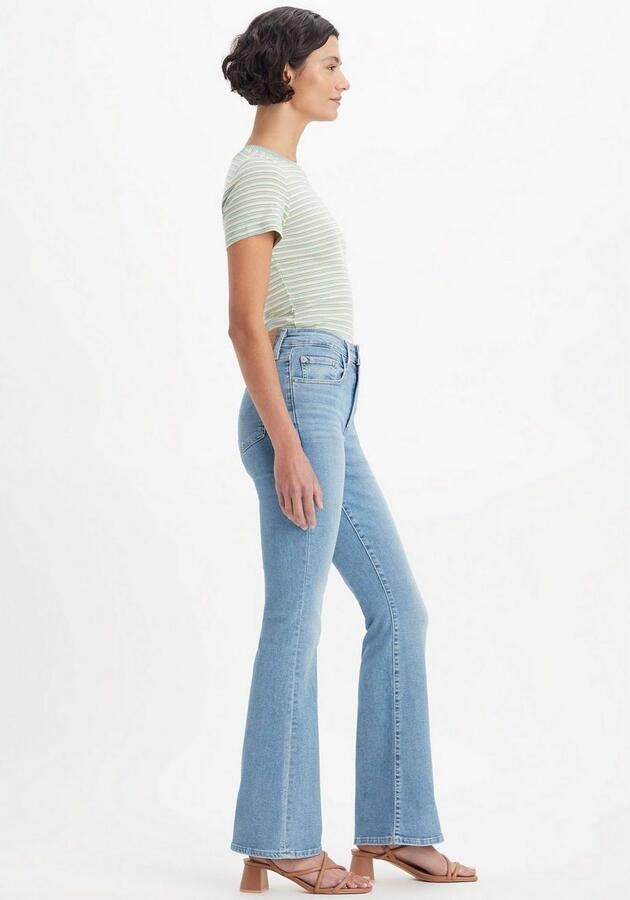 Levi's High-waisted Slim Fit Bootcut Jeans Blue Dames - Foto 8