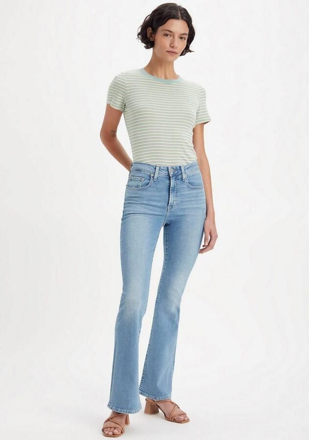 Levi's High-waisted Slim Fit Bootcut Jeans Blue Dames - Foto 4