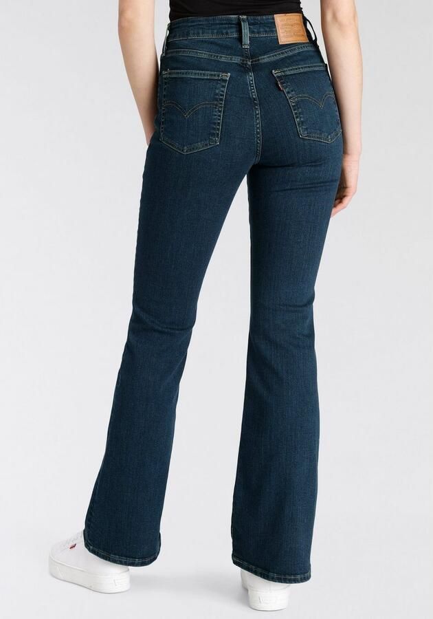Levi's Slim-fit jeans met hoge taille en uitlopende pijpen Blue Dames - Foto 5