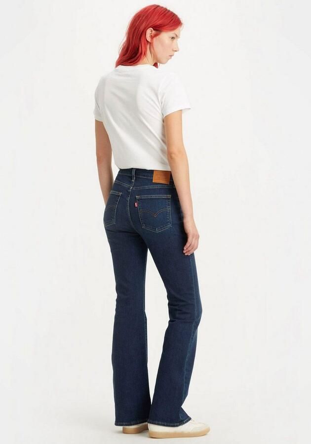 Levi's Slim-fit jeans met hoge taille en uitlopende pijpen Blue Dames - Foto 7