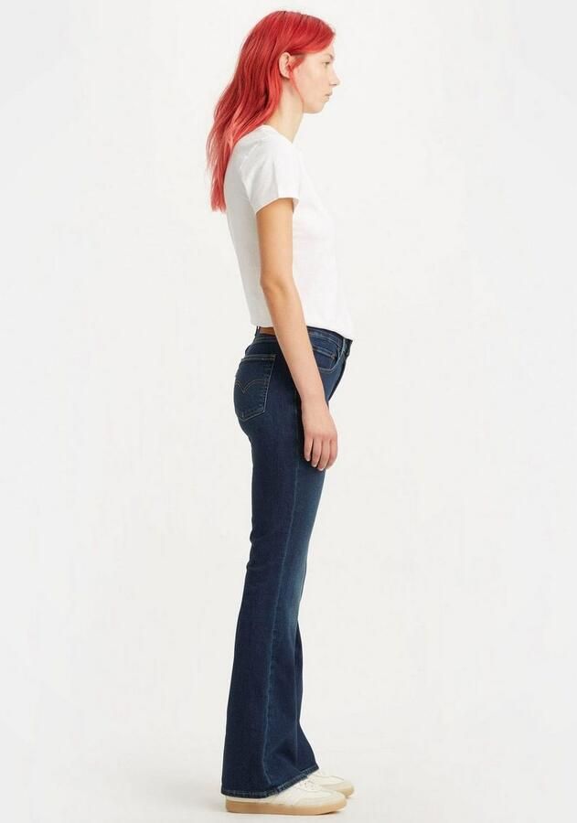 Levi's Slim-fit jeans met hoge taille en uitlopende pijpen Blue Dames - Foto 4